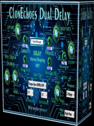 ClonEchoes is a dual delay effect plugin, which stores an input signal and plays it back after a certain amount of time, creating from a subtle echo to a pronounced blending of previous sounds with new sounds. Available as plugin in VST and VST3 64 bit versions for Windows as well as in Audio Unit format for macOS Catalina...